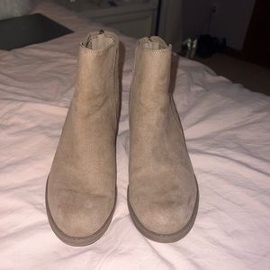 tan booties